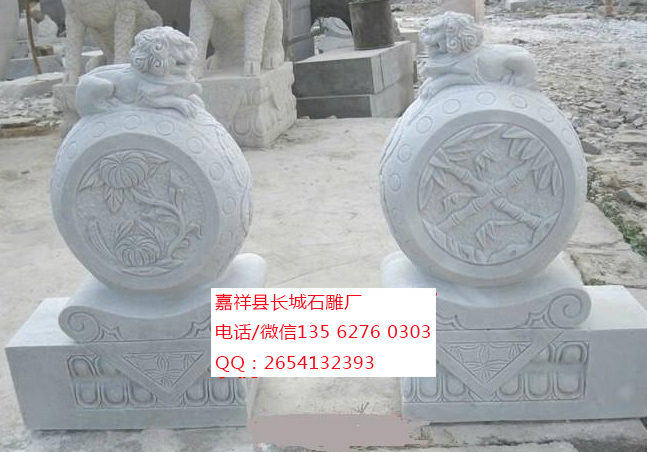 點(diǎn)擊查看詳細(xì)信息<br>標(biāo)題：漢白玉門鼓石 閱讀次數(shù)：0