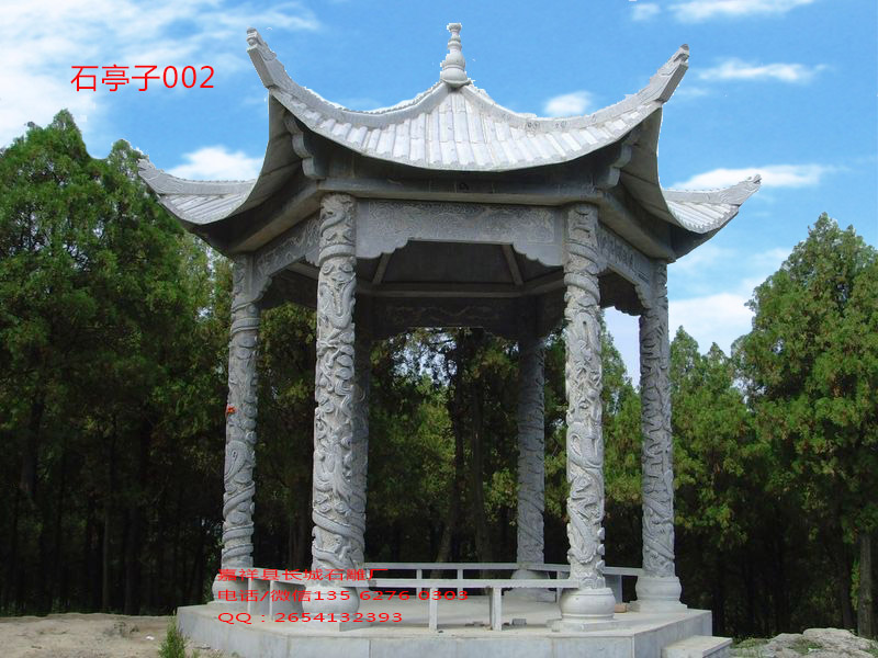 點擊查看詳細信息<br>標題：單層石雕涼亭景區(qū)點睛之筆 閱讀次數(shù)：0