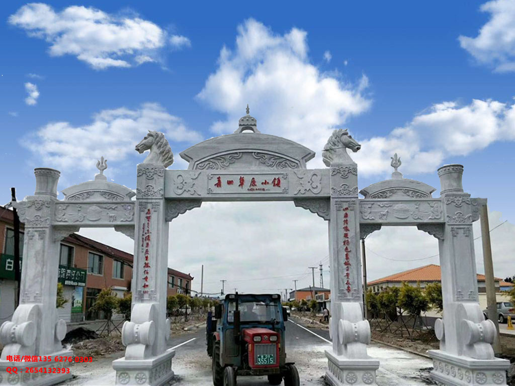 景區牌樓圖片效果圖